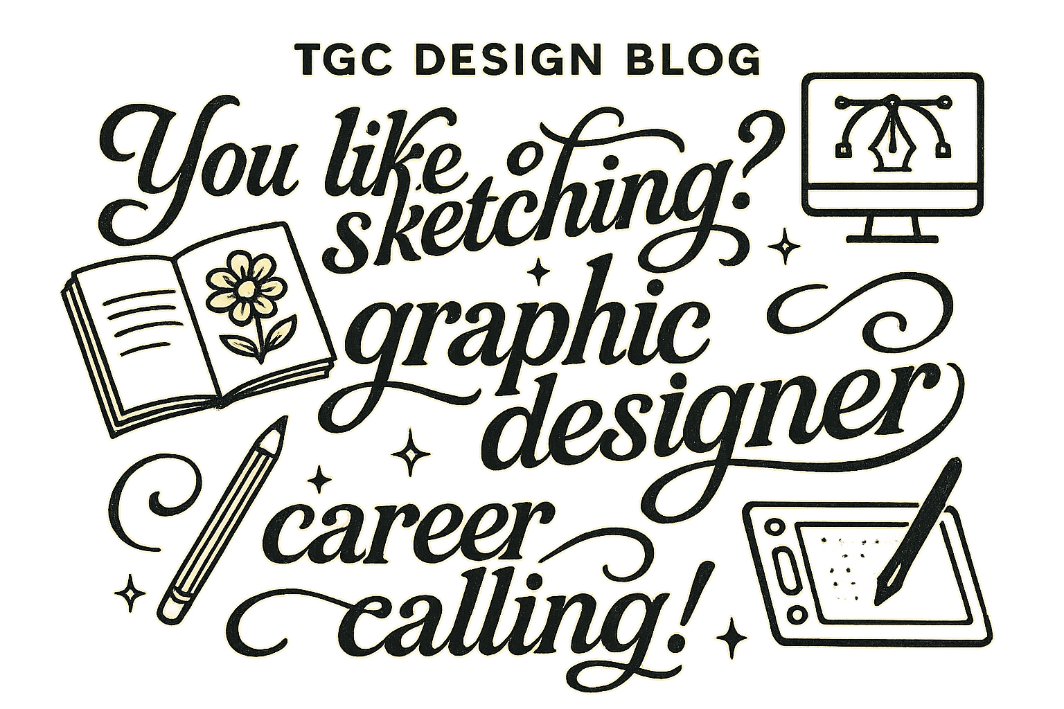 You like sketching? graphic designer career calling!